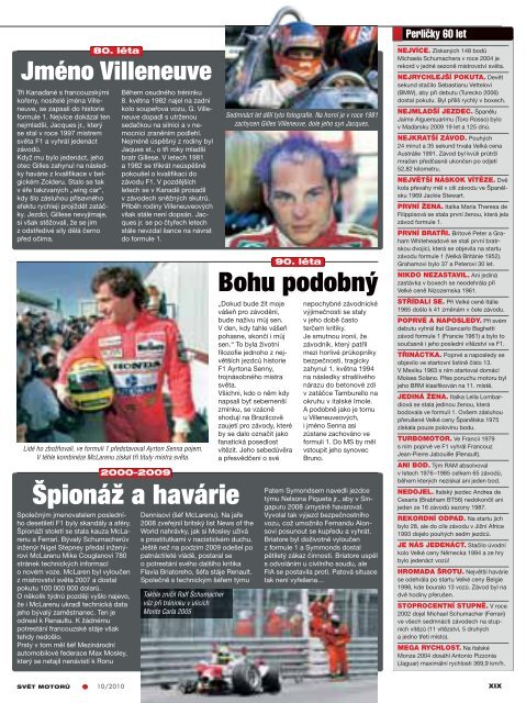 60 let formule 1 - SvÄ›t motorÅ¯