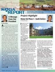 January - Koga Engineering & Construction, Inc.