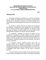 Lic. Guillermo Joaquín Jiménez Mercado - División de Ciencias ...