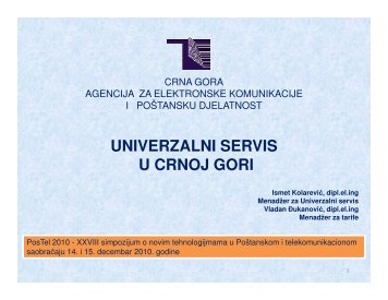 UNIVERZALNI SERVIS U CRNOJ GORI