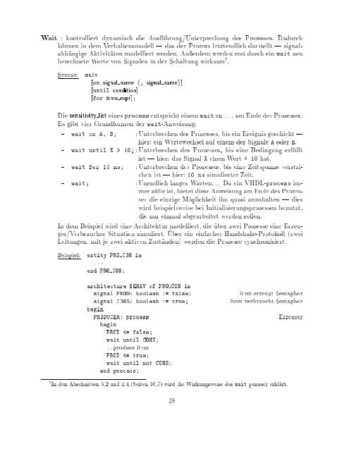 VHDL Kurzbeschreibung