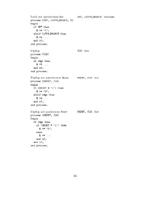 VHDL Kurzbeschreibung