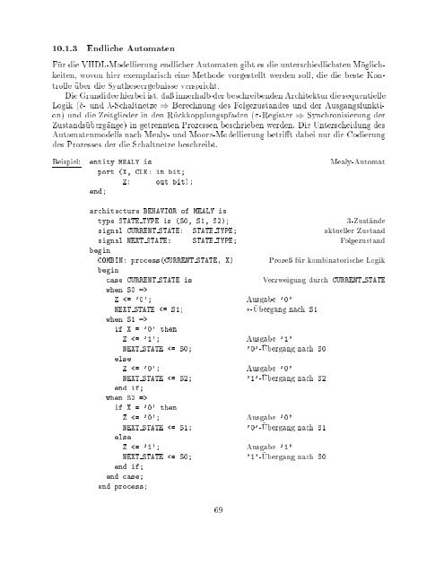 VHDL Kurzbeschreibung