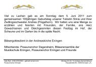 2011 Juni: 100 jÃ¤hriger Geburtstag - Eningen-evangelisch.de