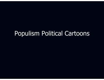 Populism Political Cartoons
