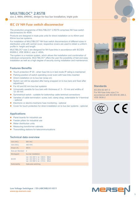 MULTIBLOCÂ® 2.RST8 - Mersen