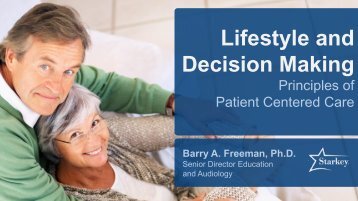 Lifestyle and Decision Making Principles of Patient Centered Care