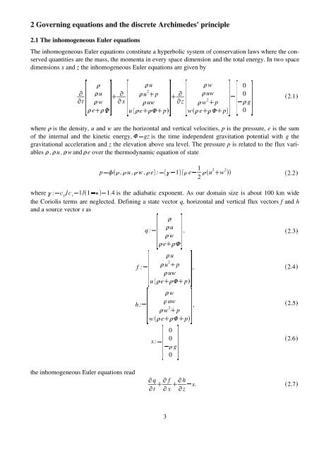 A 2D Finite Volume Non-hydrostatic Atmospheric Model ...