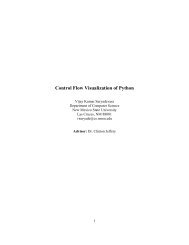 Control Flow Visualization of Python - New Mexico State University