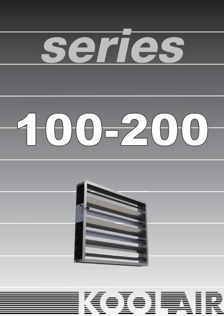 Weather louvres serie 200 - Koolair