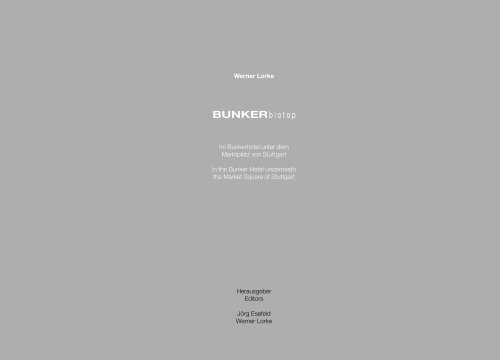 Bunker - edition esefeld & traub