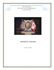 Regimental Catechism - Faculty Web Pages