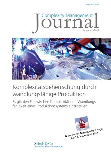 CM-Journal 1-2011 - Schuh Group