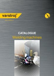 CATALOGUE Welding Machines - Varstroj