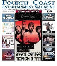 January Issue - Fourth Coast Entertainment Magazine
