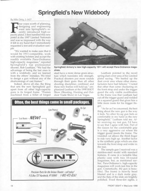 FRONT SIGHT - uspsa