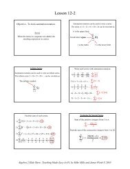 Math 229 Summation Worksheet