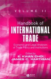 Handbook of International Trade, Volume II : Economic and Legal ...