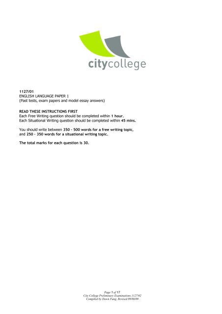 High School Personal Statement Sample Essays Poetry Essays also Essays On Affirmative Action Past Tests Exams And Model Essay The English Persuasive Essay Topics College Level