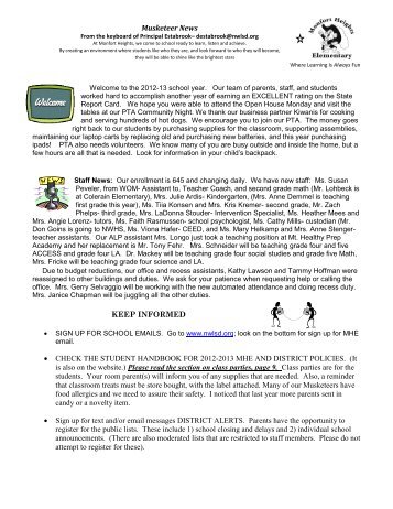 Musketeer News Aug_ 2012.pdf - Monfort Heights Elementary