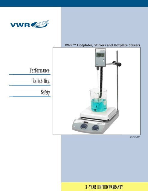 VWR Hotplate Stirrers - Sites