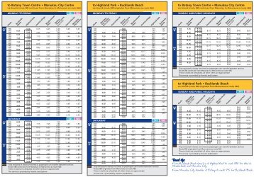 to Highland Park Bucklands Beach to Botany Town Centre Manukau ...