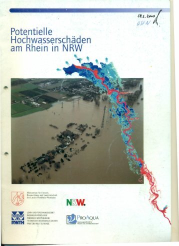 Potentielle Hochwasserschäden am Rhein in NRW - nr-feldmann.de