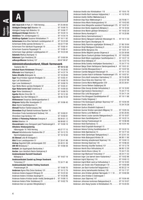 rulletrappe dagbog Thrust Navne- register - Aaskov-Planen