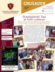 FLmshs October 2012.indd - Faith Lutheran Middle School and High ...