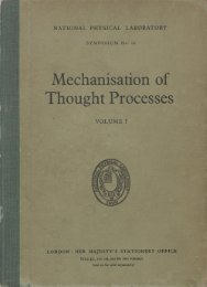 Mechanisation of Thought Processes - AITopics