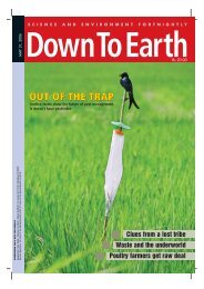 OUT OF THE TRAP - Centre for Sustainable Agriculture