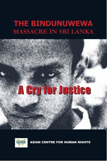 Bindunuwewe Massacre - Tamil Nation & Beyond