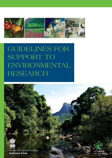 Guidelines for Support to Environmental Research - Ministry of ...