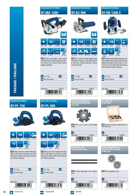 Catalogo gEnEralE lInEa BlU 2012 - Einhell Italia