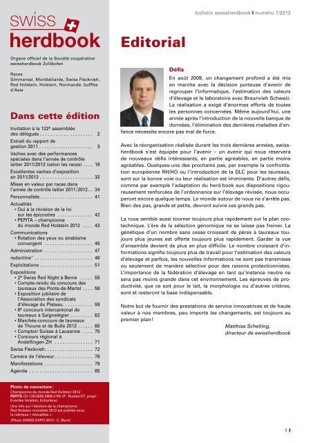 swissherdbook bulletin 7-2012-1-f