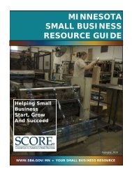 minnesota small business resource guide - Blaine, Minnesota