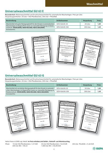 Druckchemikalien & Chemielexikon - Igepa Group