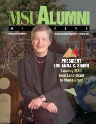 president lou anna k. simon - MSU Alumni Association - Michigan ...