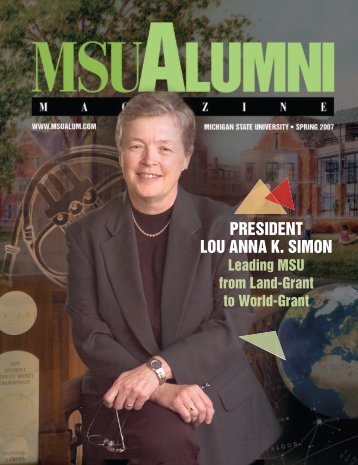 president lou anna k. simon - MSU Alumni Association - Michigan ...