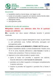 urinocoltura - Azienda Ospedaliero-Universitaria Careggi