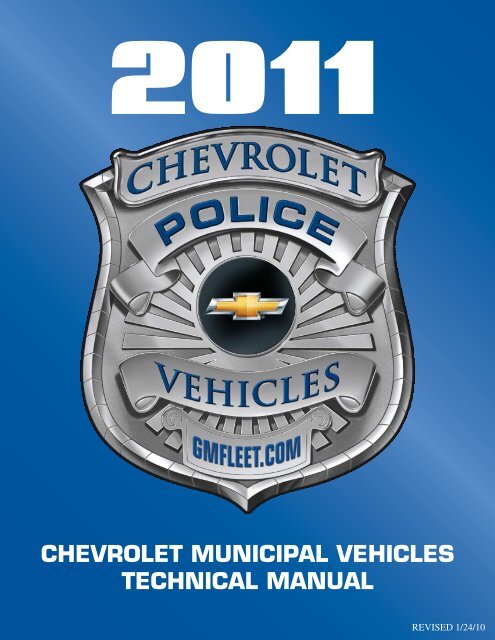 chevrolet municipal vehicles technical manual - Adamson Industries