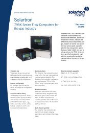 795X Series Flow Computers - Measurement Resources