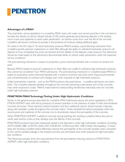 PRAN vs. PRAH: THE PENETRON DIFFERENCE