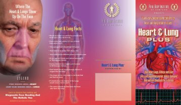 Heart & Lung Facts - Diagnostic Face Reading Gallery