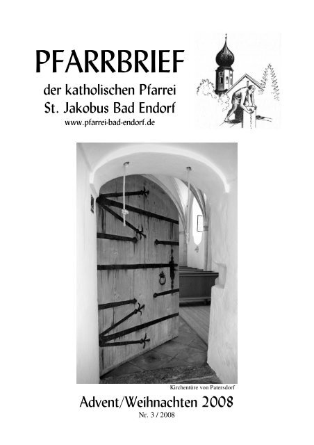 PFARRBRIEF - Kath. Pfarrverband Bad Endorf