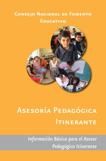 AsesorÃ­a PedagÃ³gica Itinerante - conafe.edu.mx