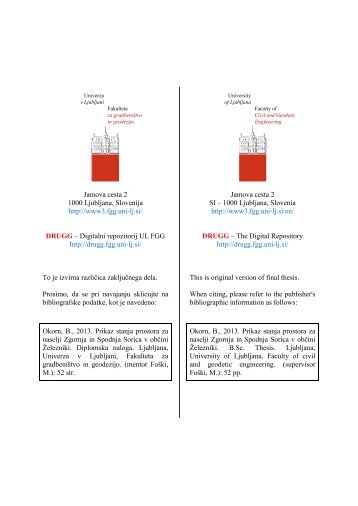 Prenos (28Mb) - Digitalni repozitorij UL FGG - Univerza v Ljubljani