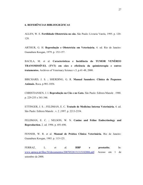 Estudo Retrospectivo das enfermidades ... - Cstr.ufcg.edu.br