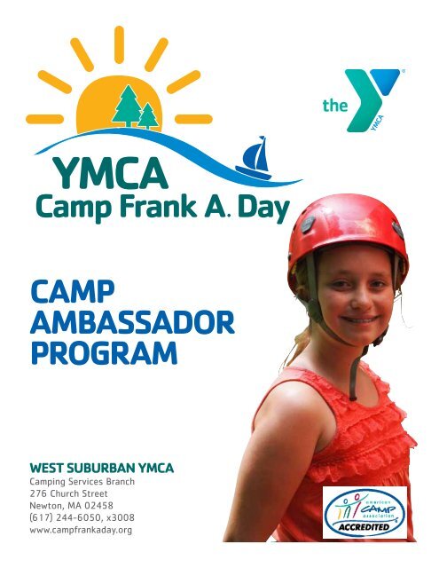 Camp ambassador program - YMCA Camp Frank A. Day