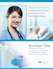 MicroClave® Clear - ICU Medical, Inc.
